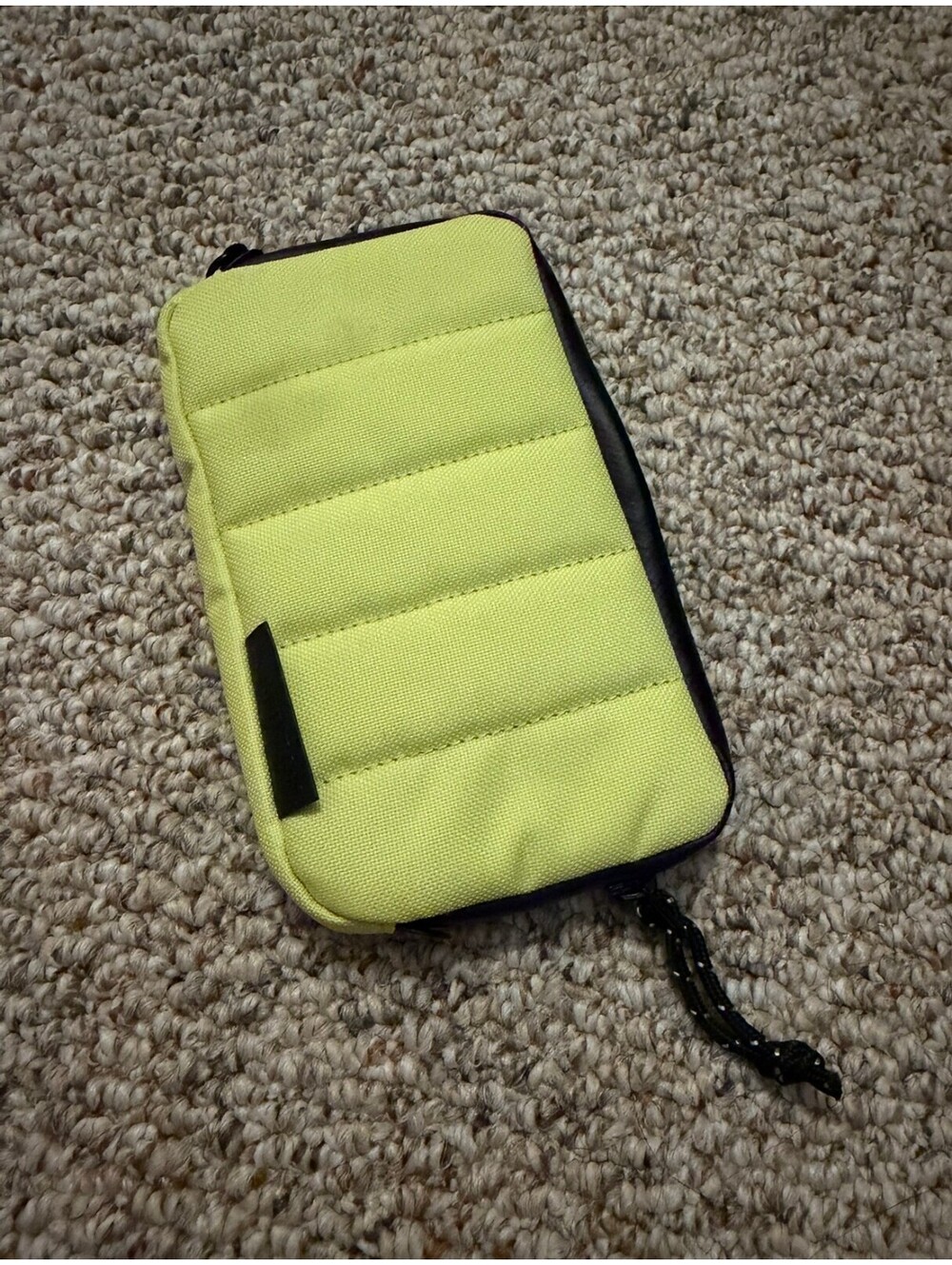 Burton lime puffer winter zippered cell phone case